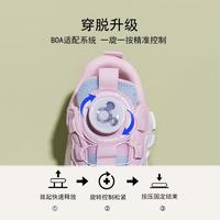 旋钮扣童鞋夏季儿童中大童透气单网面轻便跑步鞋女童运动鞋