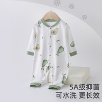 贝肽斯婴儿连体衣春秋新生儿宝宝衣服长袖纯棉哈衣夏季薄款睡衣S