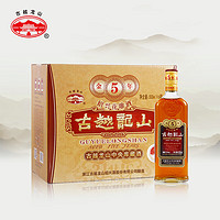 古越龙山 中央库藏 金五年 半干型 绍兴花雕酒 500ml*6瓶