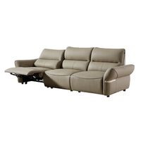 QuanU 全友 102950 多功能电动真皮直排沙发 左1+中1+右动1