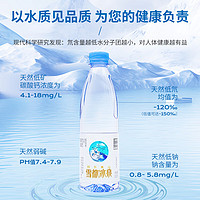 阿尔泰山雪都冰泉 天然低氘冰川水500ml*24瓶整箱小瓶高端饮用水低氘水低钠小分子水