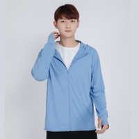 Simboo冰丝防晒衣男女款户外薄款夏季透气防紫外线运动防晒服外套 2099蓝色-男 4XL