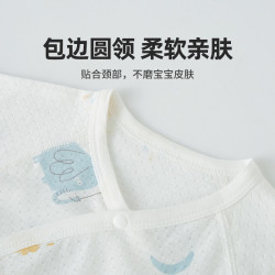 有吉小贝新生儿衣服初生婴儿连体衣衣宝宝春秋蝴蝶哈衣四季和尚服