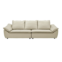  顾家家居 KUKA  90.YG.1261 帆船沙发 二人位 皓月白