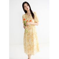 独束大码女装【双花色】度假感浪漫碎花裙2024夏显瘦清新裙子