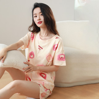 迷虹恋春秋夏款家居服 都市蝴蝶薄款睡衣女可外穿卡通套装