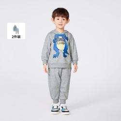 balabala 巴拉巴拉 儿童连帽运动服套装