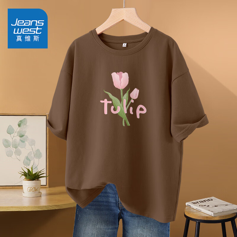 咖啡-油画郁金香