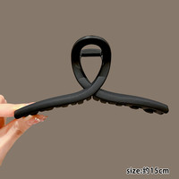 左凡 美拉德超大号发夹女2023后脑勺抓夹发量多鲨鱼夹15cm夹子头饰