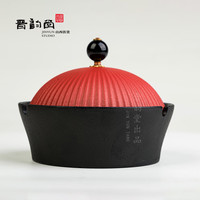 晋韵堂铁在说铸铁创意摆件官帽铸铁烟灰缸