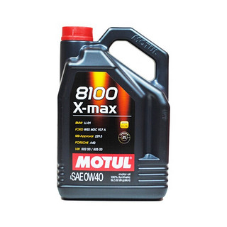 摩特(Motul) 8100和300V系列  欧洲 汽车全合成机油  1瓶装 MAX 0W40 5L SN级