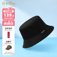 金利来棉质纯色男女士帽子遮阳帽水桶帽防晒帽渔夫帽四季款百搭盆帽