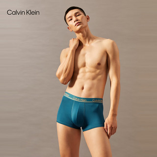 Calvin Klein内衣24秋季男士三条装ck提花防夹臀内裤男NP2759O ON6-钢青/品绿/朱红 L