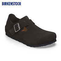 BIRKENSTOCK勃肯新品男女款牛皮绒面革舒适软木休闲鞋London系列