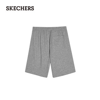 斯凯奇（Skechers）春夏运动短裤男宽松舒适运动裤透气L224M064 中花灰/004F XL