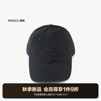 little MO&Co.little moco童装24男女童鸭舌帽遮阳棒球帽子KBD3HAT002 黑色 3-12岁,S(52-54cm)