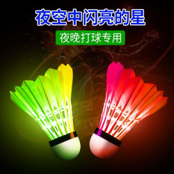 致源 夜光羽毛球鹅毛防风耐打室内外训练