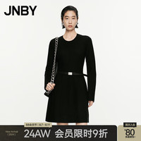 JNBY江南布衣【商场同款】24秋新品毛衫连衣裙圆领长袖5O8G13150 0
