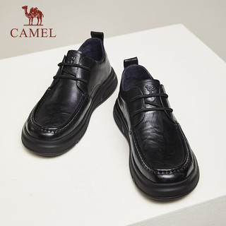 骆驼（CAMEL）上班正装软底系带经典商务休闲皮鞋男 G14A155710