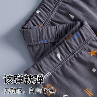 纯棉男士内裤100%棉平角裤中老年加肥加大四角短裤头男底裤衩