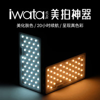 IWATA ANEST 阿耐思特岩田 Iwata岩田GL-11 led补光灯摄影灯拍照直播手机单反相机便携式手持主播专用桌面小型室内拍视频拍摄美食