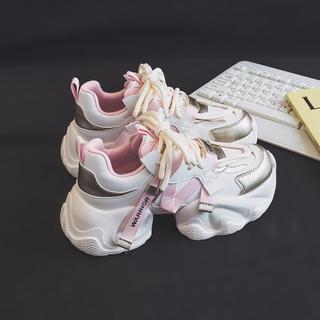 厚底老爹鞋女冬季时尚流行小个子增高运动鞋女百搭休闲鞋女鞋
