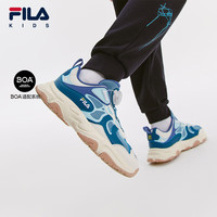 FILA斐乐童鞋儿童跑步鞋2024新款中大童男女童儿童复古跑鞋