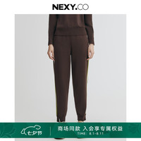 奈蔻【美利奴细羊毛】商场同款2024年秋季新款束脚裤子
