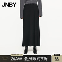 24秋半身裙休闲宽松A型5O8D10450 001/本黑 M