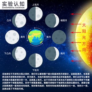 博教（BOJIAO）月相成因科学实验月食日食模拟月亮变化实验用品探索科学diy小制作