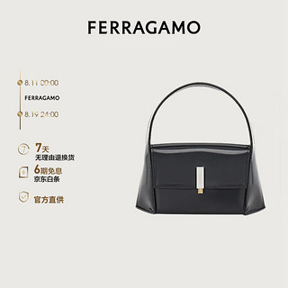 Salvatore Ferragamo 菲拉格慕 Ferragamo）女士黑色几何单肩包（小号）0762804