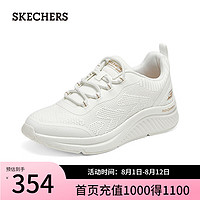 斯凯奇（Skechers）2024夏季女鞋健步鞋休闲运动鞋117561 白色/WHT 39.5