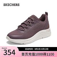 斯凯奇（Skechers）2024夏季女鞋健步鞋休闲运动鞋117561 茱萸粉/MVE 35.5