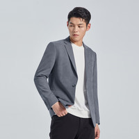 利郎(LILANZ)官方绒感休闲西服外套男修身秋季24新款商务男士西装上衣小西装