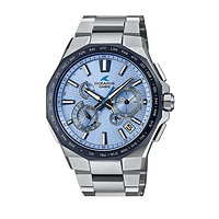 卡西欧（CASIO）男士手表 OCEANUS海神 OCW-T6000 蓝宝石电波太阳能蓝牙 钛合金 OCW-T6000BV-2A