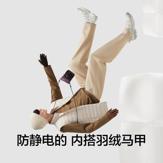Bananain 蕉内 氢气301Air男士羽绒马甲轻薄羽绒服 10110470111v2 圆领款 雾山棕 XXL