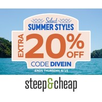 Steep&Cheap夏季季末促销专场，精选单品额外8折