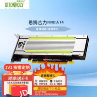SITONHOLY 思腾合力 Tesla T4 GPU显卡深度学习服务器运算专业显卡 nvidia T4 16G