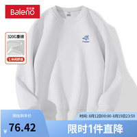 班尼路圆领卫衣男春秋情侣装重磅新款宽松百搭大码上衣服ins潮流外套男 【重磅棉】-