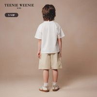 Teenie Weenie Kids小熊童装24夏季男童工装风格短袖短裤套装 撞色 130cm