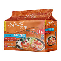 88VIP：iMee 艾米 泰国进口iMee艾米方便面泰式冬阴功虾味夜宵速食70g*5包网红泡面