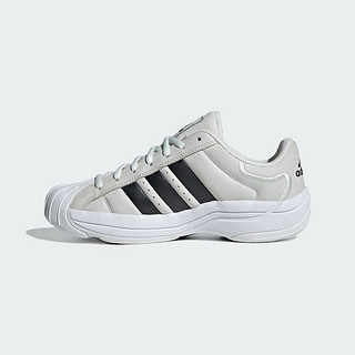 adidas ORIGINALS Superstar MN 贝壳头男女经典休闲运动鞋 IE8560 白/黑色 44.5