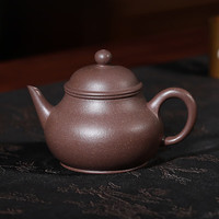 百年利永宜兴紫砂壶纯全手工原矿紫泥潘壶功夫茶具泡茶壶家用125ml