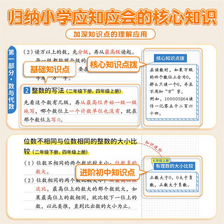 斗半匠 小学核心知识大盘点 语文数学英语一年级二三四五六年级重点知识大全人教版通用小升初(3册）