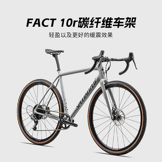 SPECIALIZED闪电 CRUX COMP 碳纤维砾石公路自行车 碳色/雾紫/叛逆粉（禧玛诺套件） 54