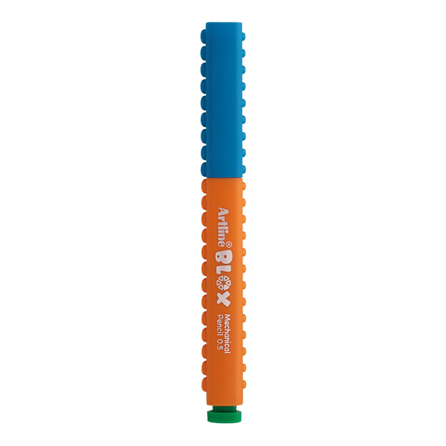 Shachihata 旗牌 可拼接自动铅笔 Artline BLOX KTX-7050-3 蓝橙 0.5mm