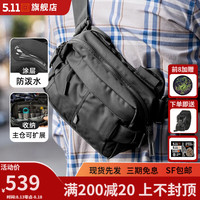 5.11（TACTICAL SERIES ） 户外511战术防泼水单肩包lv6户外休闲斜挎包511腰包56702 LV6-3L容量/黑色