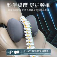 迅逸汽车头枕护颈枕车用靠枕一对车载枕头靠垫座椅车内驾驶记忆棉
