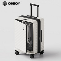 OHBOY 拉杆箱/旅行箱 熊猫白 24寸Plus