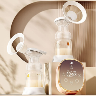 小白熊 双边吸奶器电动式可充电静音产后挤奶器吸乳全自动